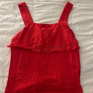 J. Crew Red Tank Top